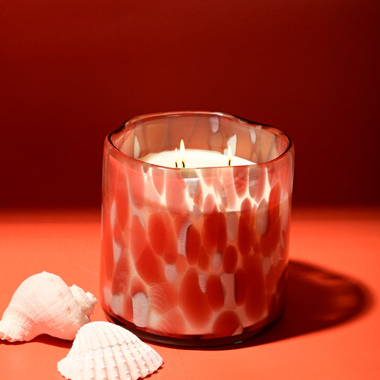 Dappled Jar Scented Candle - Peach & Apricot Aroma