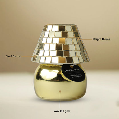 Disco Vibes Lamp Scented Candle - Mosaic Gold