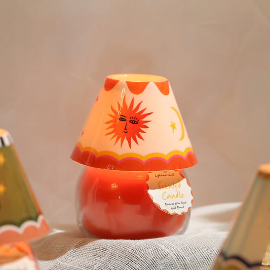 Boho Glass Lamp Scented Candle - Mystic Sun