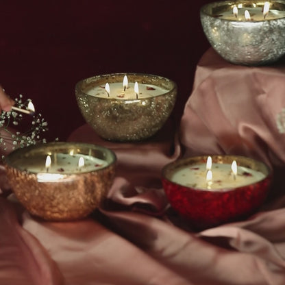 Celestial Jar Luxury Scented Candle - Vanilla Caramel Aroma