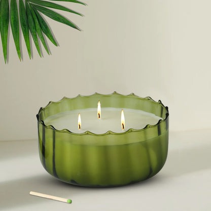 Scented Candle Online India Lighthouse Candle Scented Candle Lush Glass Scented Candle - Jasmine Green Tea Aroma Candle for Decoration