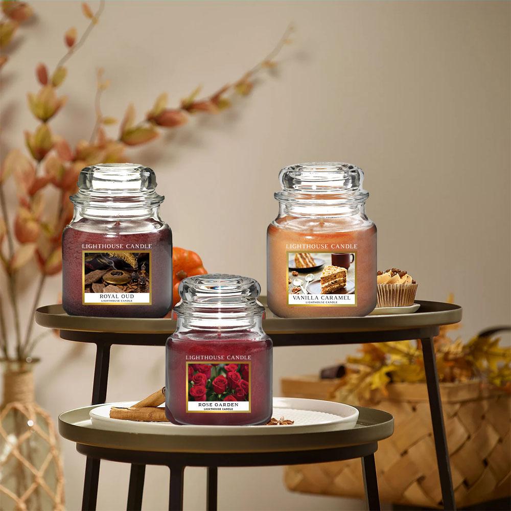 Buy House Of Aroma Scented Candle Gift Set, 3 Jar Candles-870 Gms for Women  Online in India